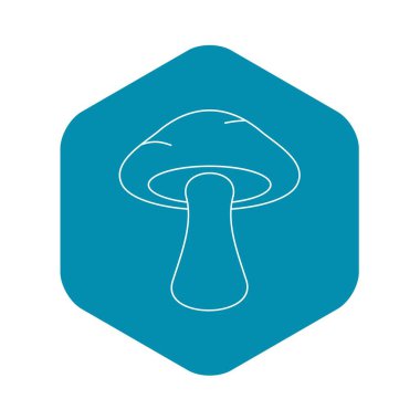 Borulu mantar simgesi, anahat stili