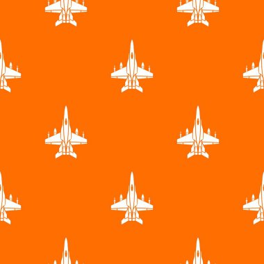 Savaş uçağı desen vektör turuncu