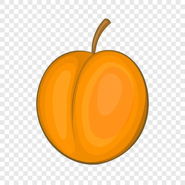 Peach icon, cartoon style — Stock Vector