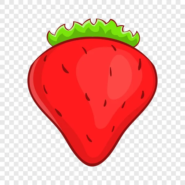 Strawberry icon, cartoon style — Stock Vector