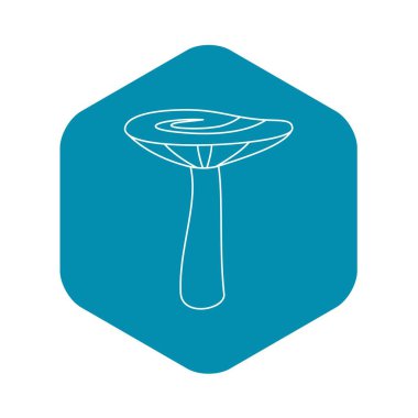 Mantar simgesi, anahat stili