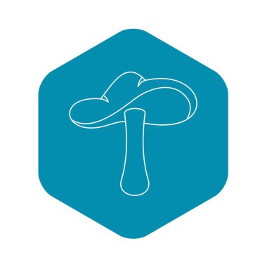 Sonbahar mantar simgesi, anahat stili