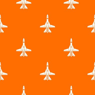 Ticari düzlem deseni vektör turuncu
