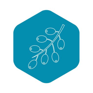 Goji üzümü simgesi, taslak biçimi