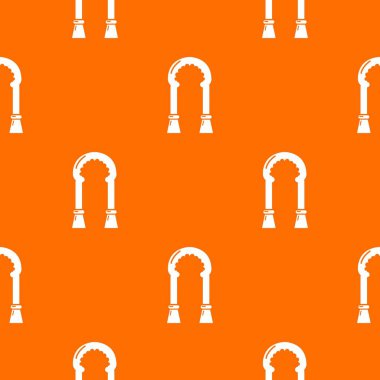 Archway dekor desen vektör turuncu