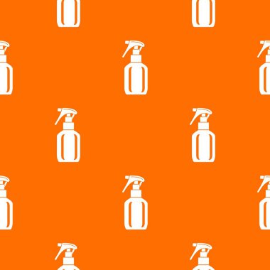 Sprey şişe desen vektör turuncu