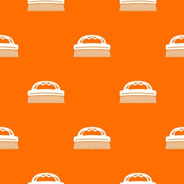 Temizleme fırça sıcak vektör turuncu