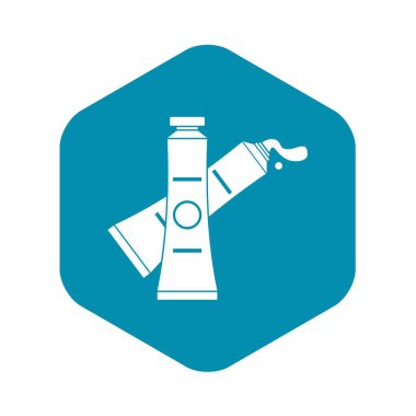 Yağlı boya simgesi, basit tarzı