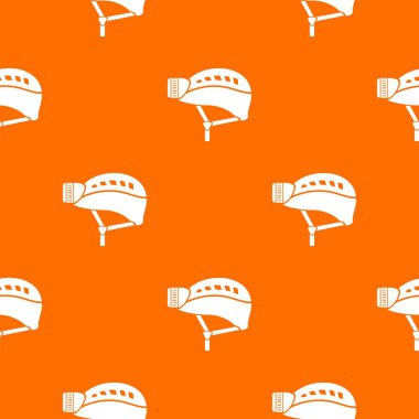 Kask deseni vektör turuncu