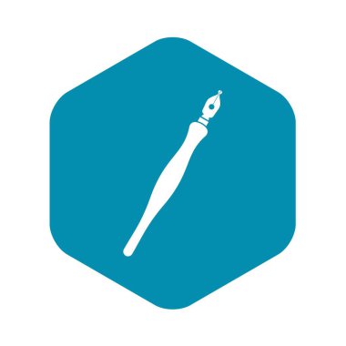 Dolma kalem simgesi, basit tarzı