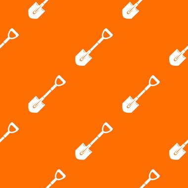 Kürek deseni vektör turuncu