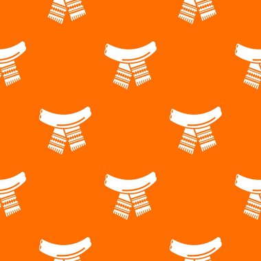 Atkı desen vektör turuncu