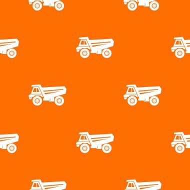 Kamyon deseni vektör turuncu
