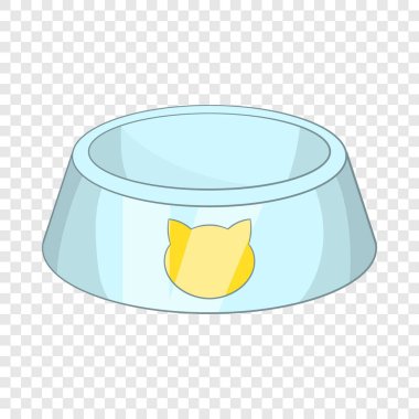 Hayvan simgesi, karikatür tarzı için kase