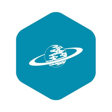 Satürn simgesi, basit tarzı