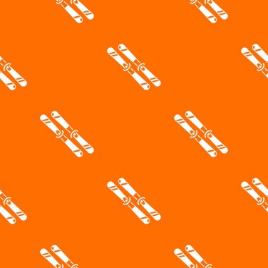 Kayak desen vektör turuncu