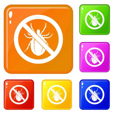 Hata işareti simgeleri vektör rengini ayarlamaz