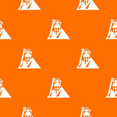 Mayın deseni vektör turuncu