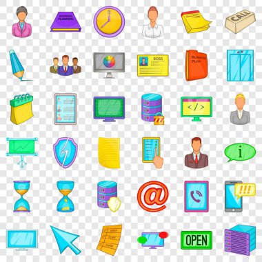 Grup simgeleri ayarla, tarzı çizgi film