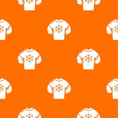 Kazak desen vektör turuncu