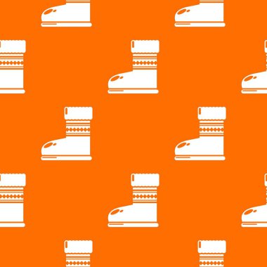 Ugg çizmeler desen vektör turuncu