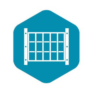 Bahçe Çit simgesi, basit tarzı