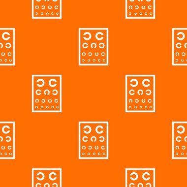 Oftalmoloji tablet desen vektör turuncu