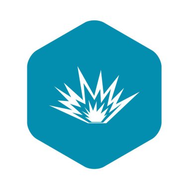 Nükleer patlama simgesi, basit tarzı