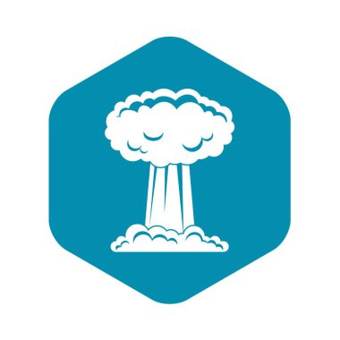 Mantar bulutu simgesi, basit tarzı