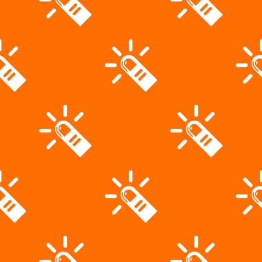 İmleç parmak desen vektör turuncu