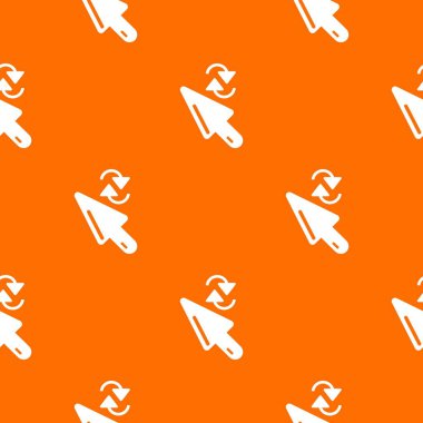 İmleç eleman deseni vektör turuncu