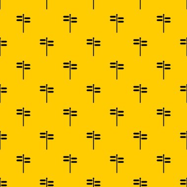 Sokak işareti desen vektörü