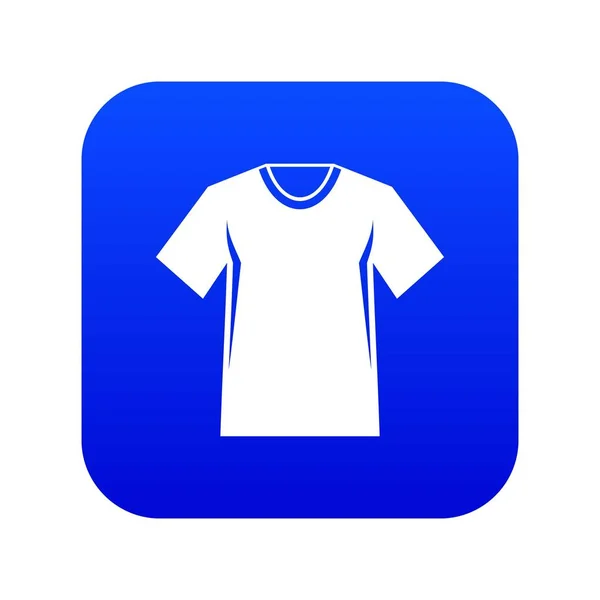 Herren Tennis T-Shirt Ikone digital blau — Stockvektor