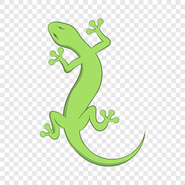 Icono de lagarto, estilo de dibujos animados — Vector de stock