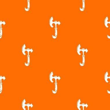 Ax ağır desen vektör turuncu