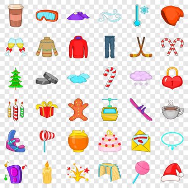 Aralık simgeler ayarla, tarzı çizgi film