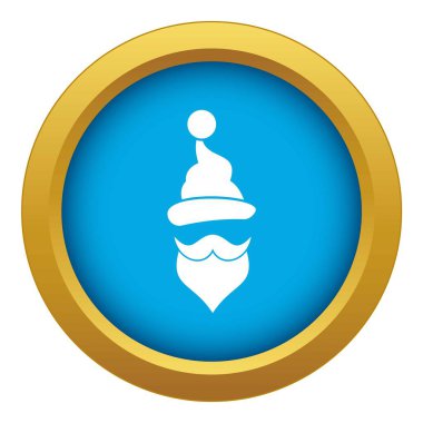 Noel Baba şapkası, bıyık ve sakal, basit tarzı