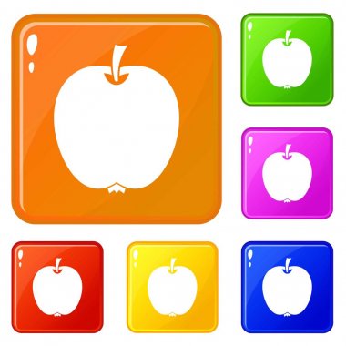 Apple simgeler vektör renk ayarla
