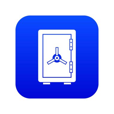 Güvenli simge dijital mavi