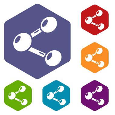 Hisse simgeleri vektör hexahedron
