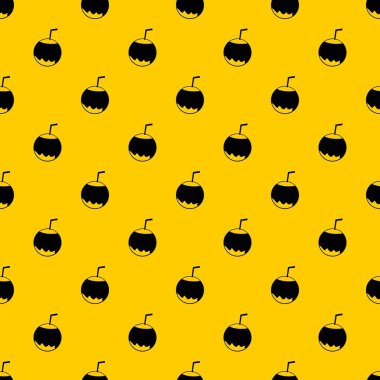 Saman desen vektörü ile Hindistan cevizi