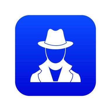 Casus simgesi dijital mavi