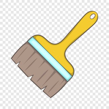 Boya fırça simgesini, karikatür tarzı