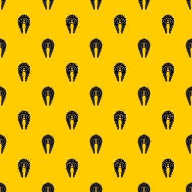 Somon biftek desen vektör