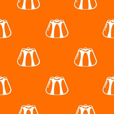 Puding desen vektör turuncu