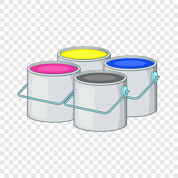 Printer ink icon, cartoon style — Stock Vector