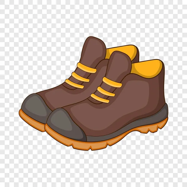 Caminhadas botas ícone, estilo cartoon — Vetor de Stock