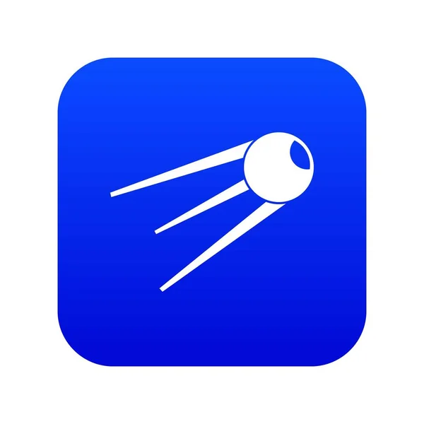 Sputnik icono digital azul — Archivo Imágenes Vectoriales