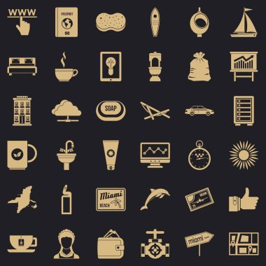 Sabun Icons set, basit tarzı