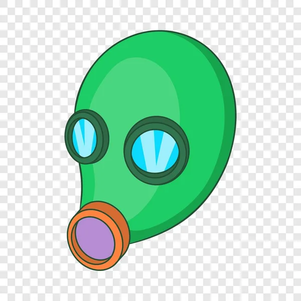 Icône masque à gaz, style dessin animé — Image vectorielle